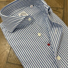 Bolzonella Oxford Shirt 4000 - white and blue Stripes