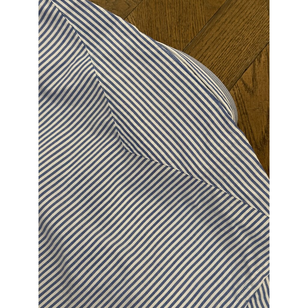 Bolzonella Chemise Oxford 4000 - Rayures blanches et bleues