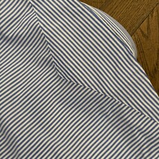 Bolzonella Chemise Oxford 4000 - Rayures blanches et bleues