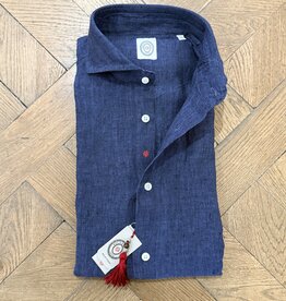 Bolzonella Linen Shirt 6811 - Dark Blue
