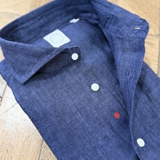 Bolzonella Linen Shirt 6811 - Dark Blue