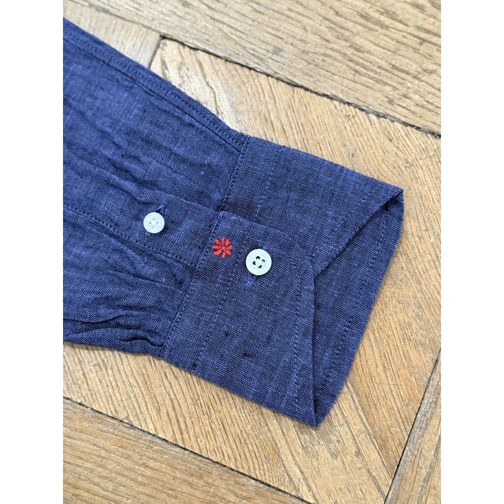 Bolzonella Linen Shirt 6811 - Dark Blue