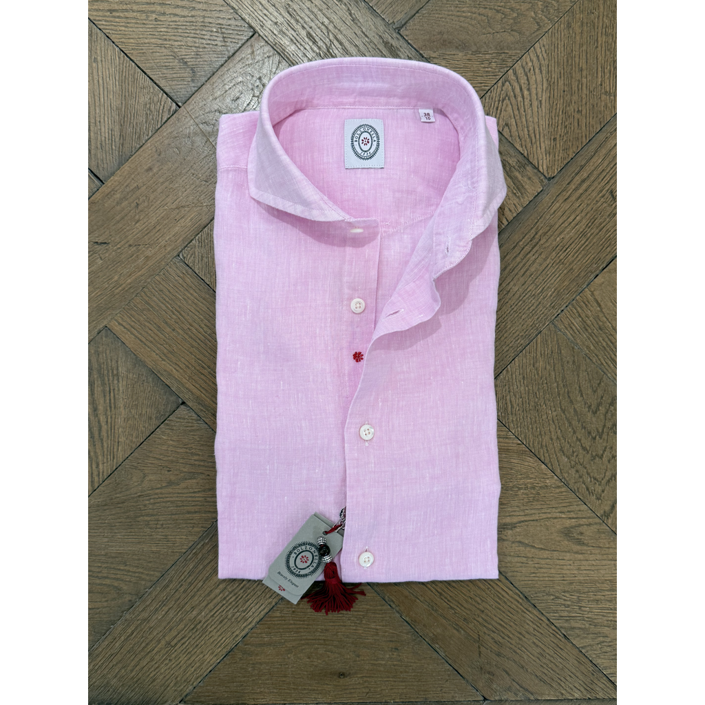 Bolzonella Linen Shirt - Light Pink