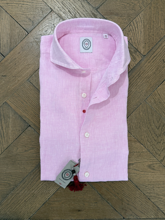 Bolzonella Linen Shirt - Light Pink