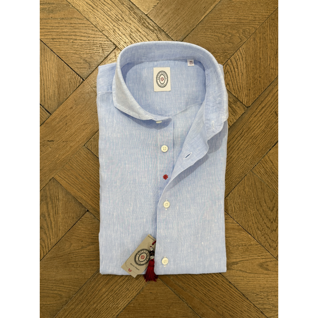 Bolzonella Linen Shirt - Light Blue