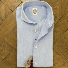 Bolzonella Linen Shirt - Light Blue