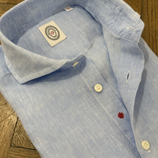 Bolzonella Linen Shirt - Light Blue