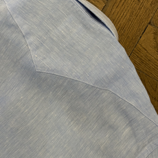 Bolzonella Chemise en lin - Bleu Clair