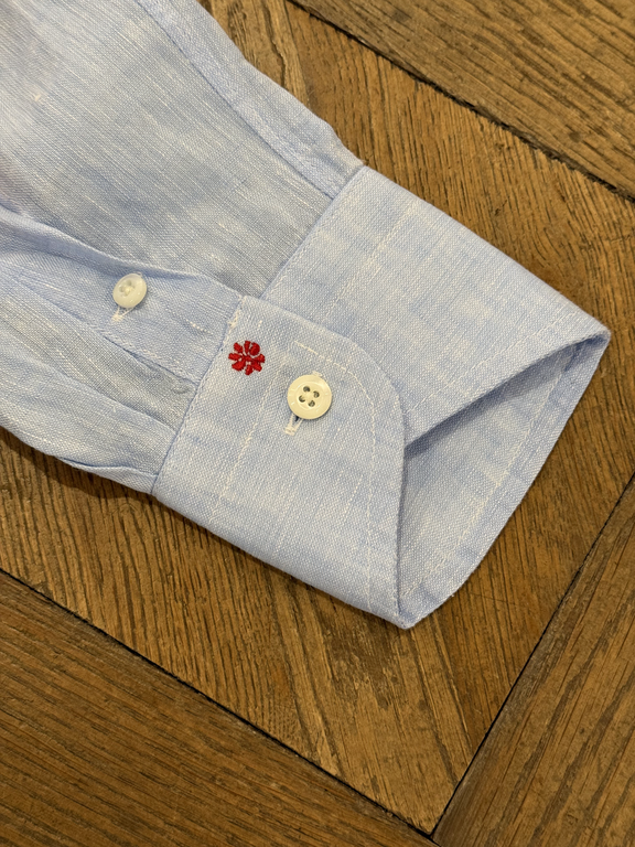 Bolzonella BOLZONELLA Chemise en lin - Bleu Clair