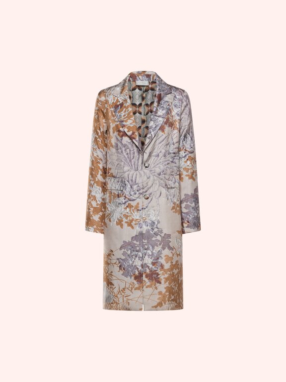 Pierre Louis Mascia Coat CIALDA in Silk