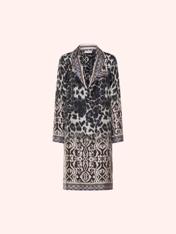 Pierre Louis Mascia Coat CIALDA in Silk