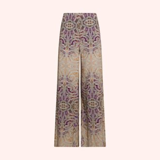 Pierre Louis Mascia Pantalon Palazzo ADANASTR en soie