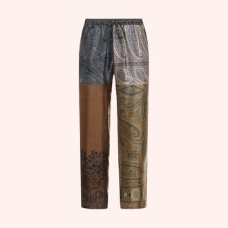 Pierre Louis Mascia Pantalon Palazzo ADANASTR en soie
