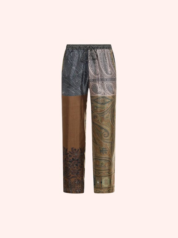 Pierre Louis Mascia Pantalon Palazzo ADANASTR en soie