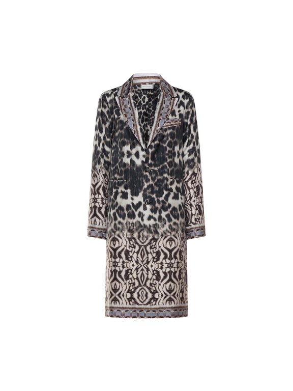 Pierre Louis Mascia Coat CIALDA in Silk