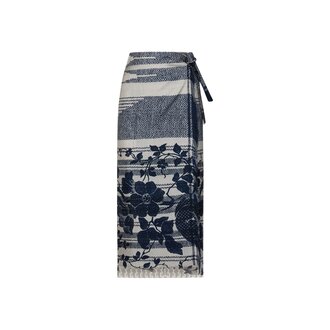 Pierre Louis Mascia Wrap Skirt ALOE in Silk