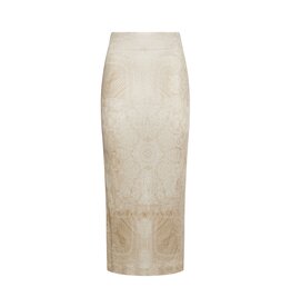 Pierre Louis Mascia FEBO Pencil Skirt in Silk