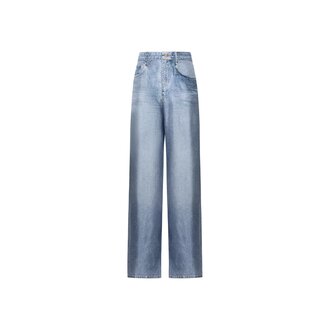 Pierre Louis Mascia Pantalon en faux denim ALOE en soie