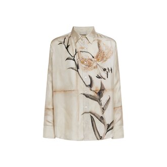 Pierre Louis Mascia Longsleeve Shirt ALOE in Silk