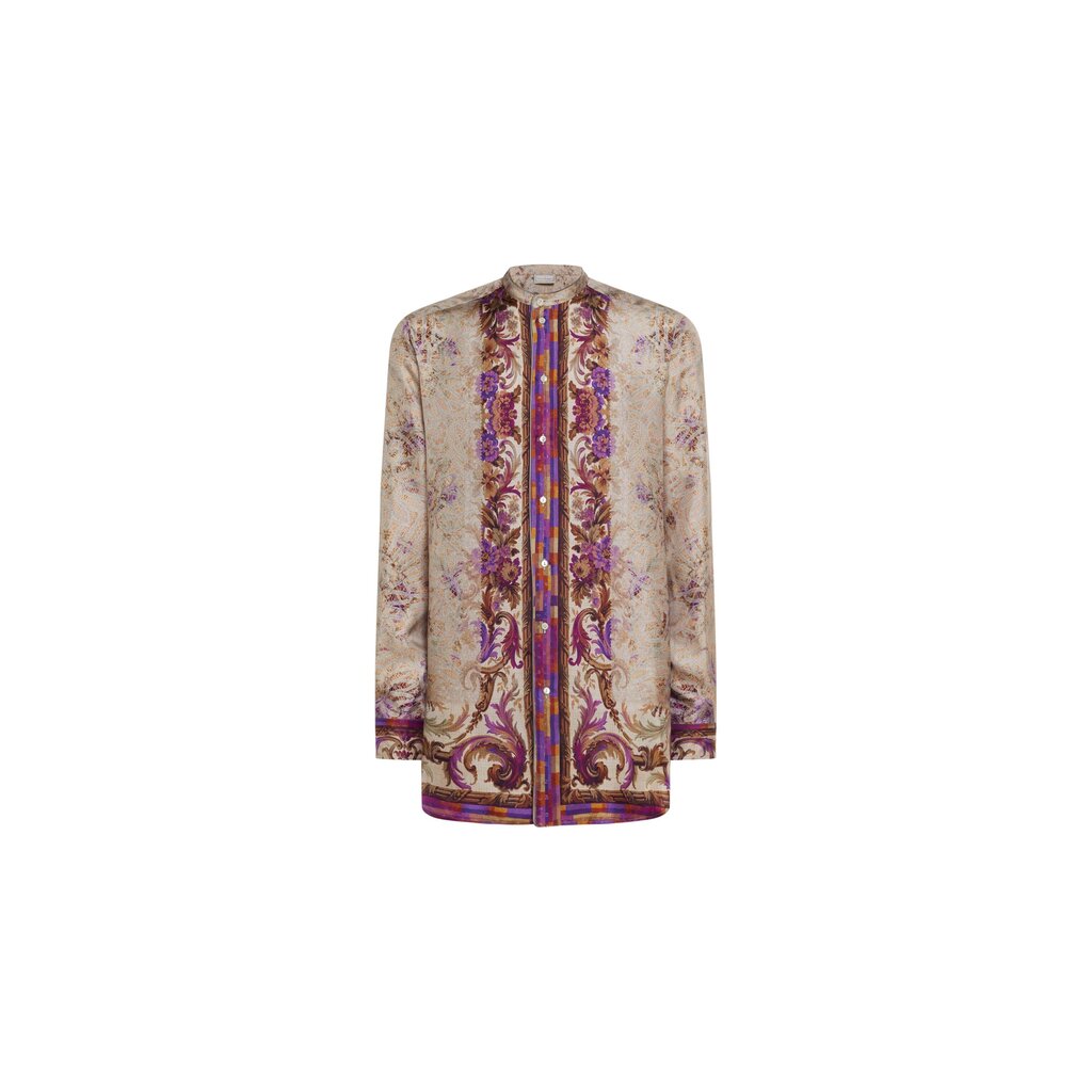 Pierre Louis Mascia Longsleeve Shirt ALOE in Silk