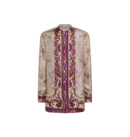 Pierre Louis Mascia Longsleeve Shirt ALOE in Silk
