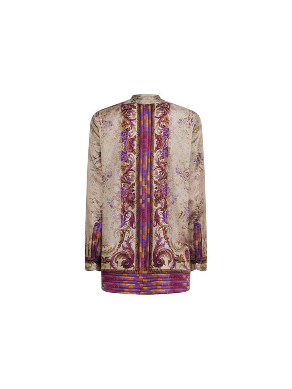 Pierre Louis Mascia Longsleeve Shirt ALOE in Silk