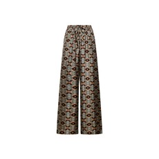 Pierre Louis Mascia Palazzo Pants ALOE in Silk