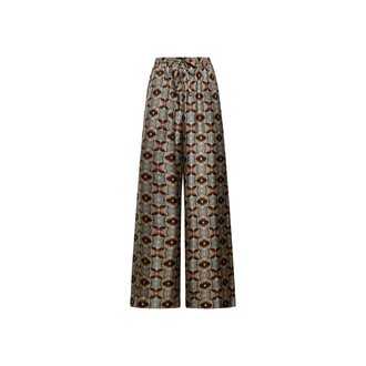 Pierre Louis Mascia Palazzo Pants ALOE in Silk