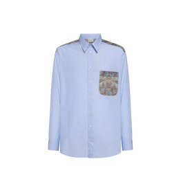Pierre Louis Mascia Chemise à manches longues ALORHI en coton/soie