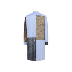 Pierre Louis Mascia Longsleeve Shirt Dress ALORHI in Cotton/Silk