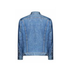 Pierre Louis Mascia Faux-Denim Jacket ALOQHI in Silk
