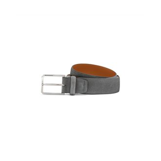Santoni Ceinture ajustable en daim gris