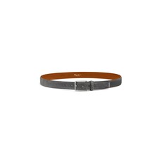 Santoni Grey suede adjustable belt