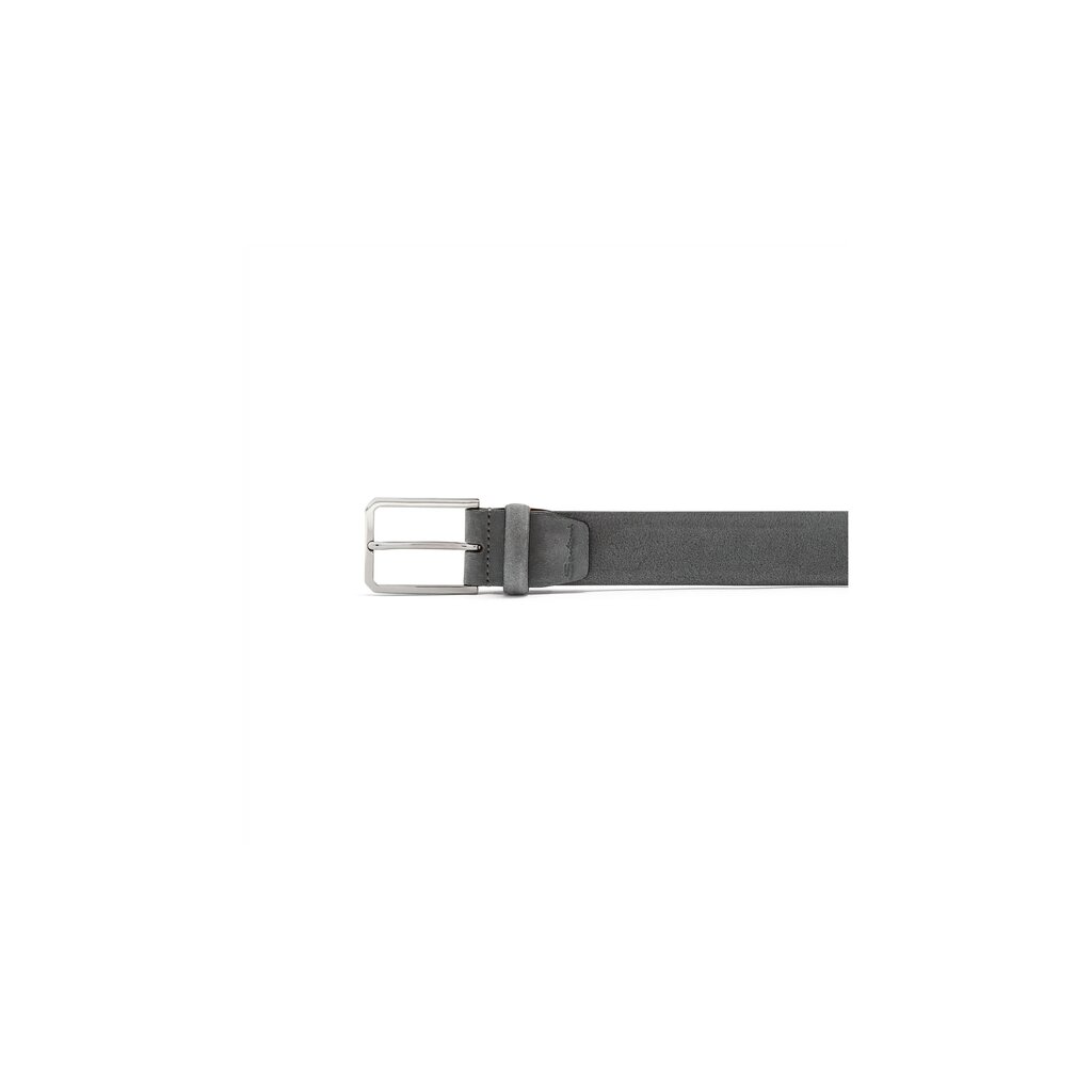 Santoni Grey suede adjustable belt