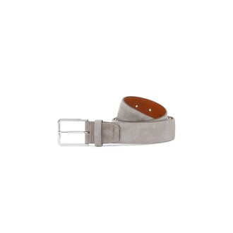 Santoni Men's taupe suede belt