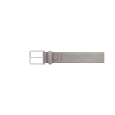 Santoni Ceinture ajustable en daim taupe pour homme