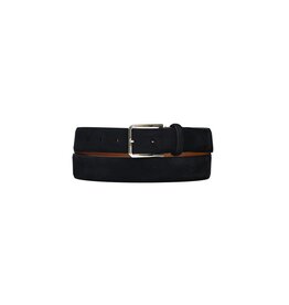 Santoni Dark blue belt in suede