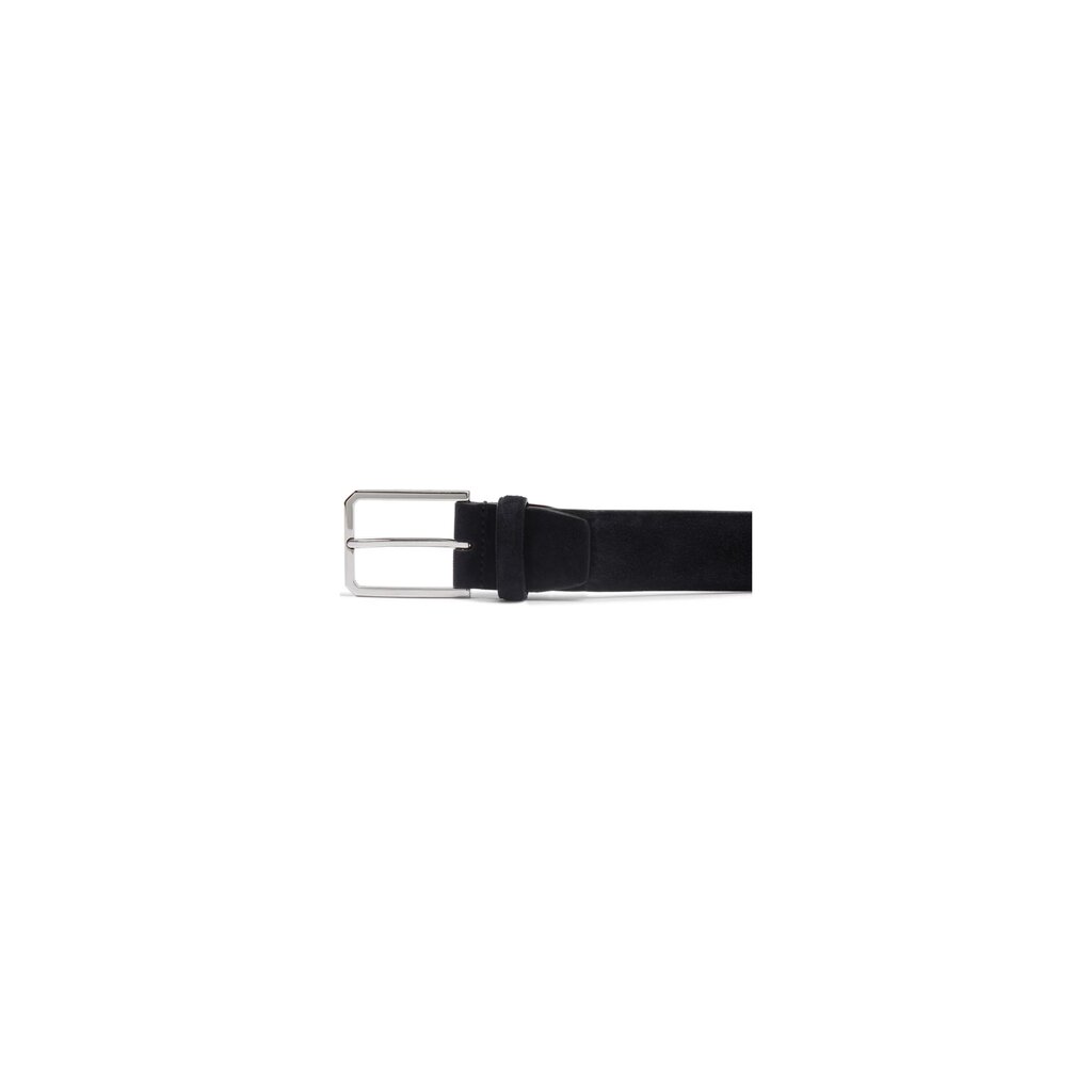 Santoni Dark blue belt in suede