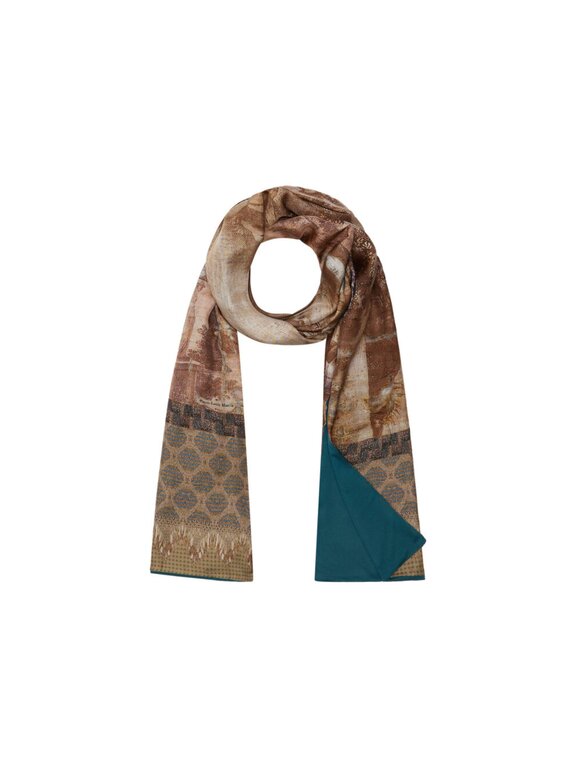Pierre Louis Mascia Silk Scarf ALOESTA 65x190