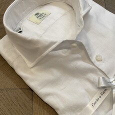Borrelli Chemise Borrelli Lin Blanc SR441061
