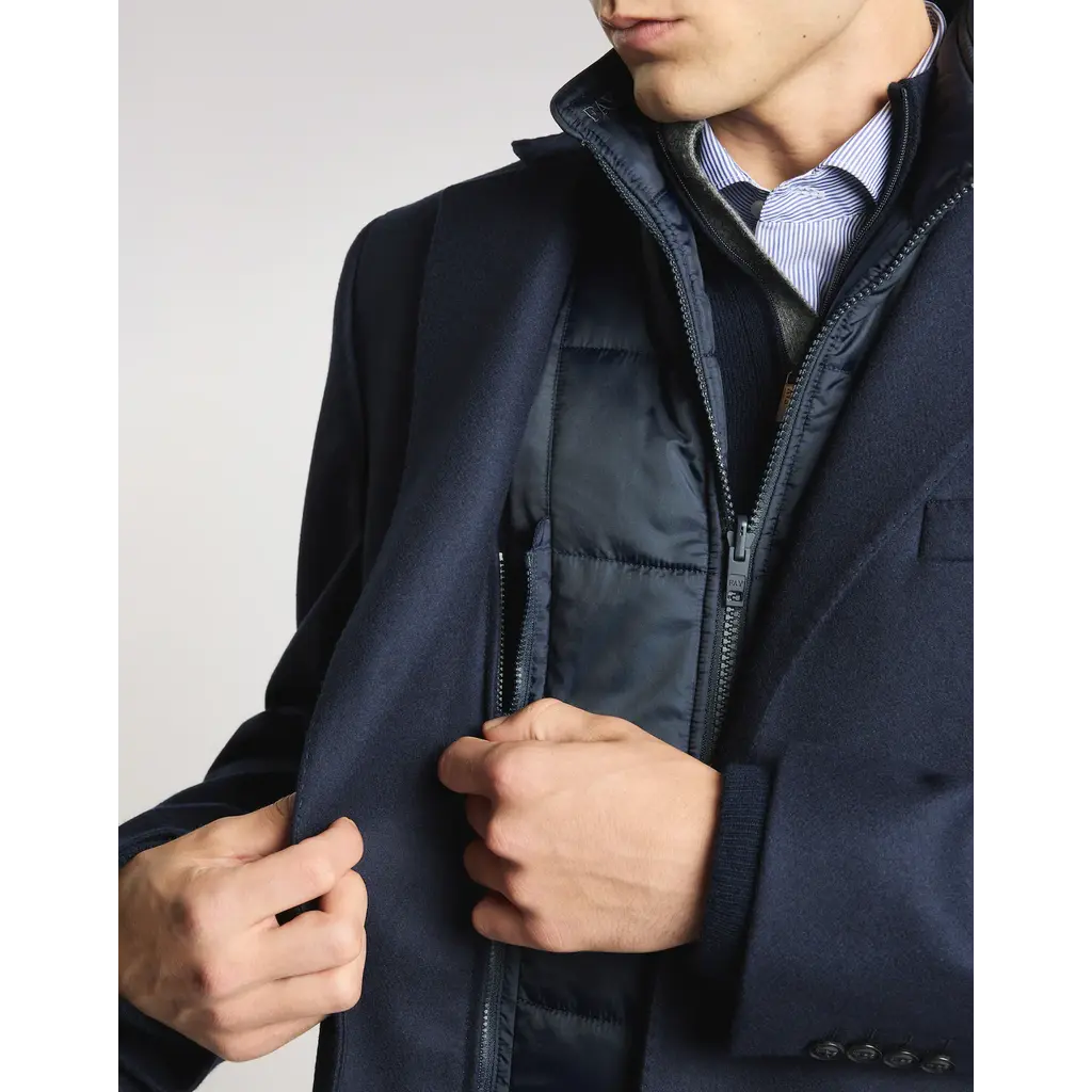 Fay Double Coat in wool and cashmere fabric