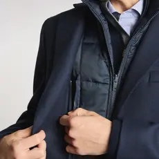 Fay Double Coat en drap de laine et cachemire