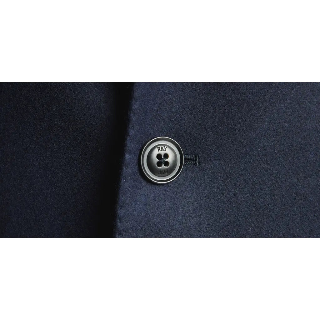 Fay Double Coat in wool and cashmere fabric
