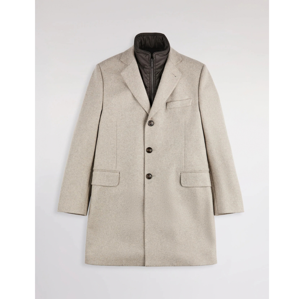 Fay Double Coat en drap de laine et cachemire