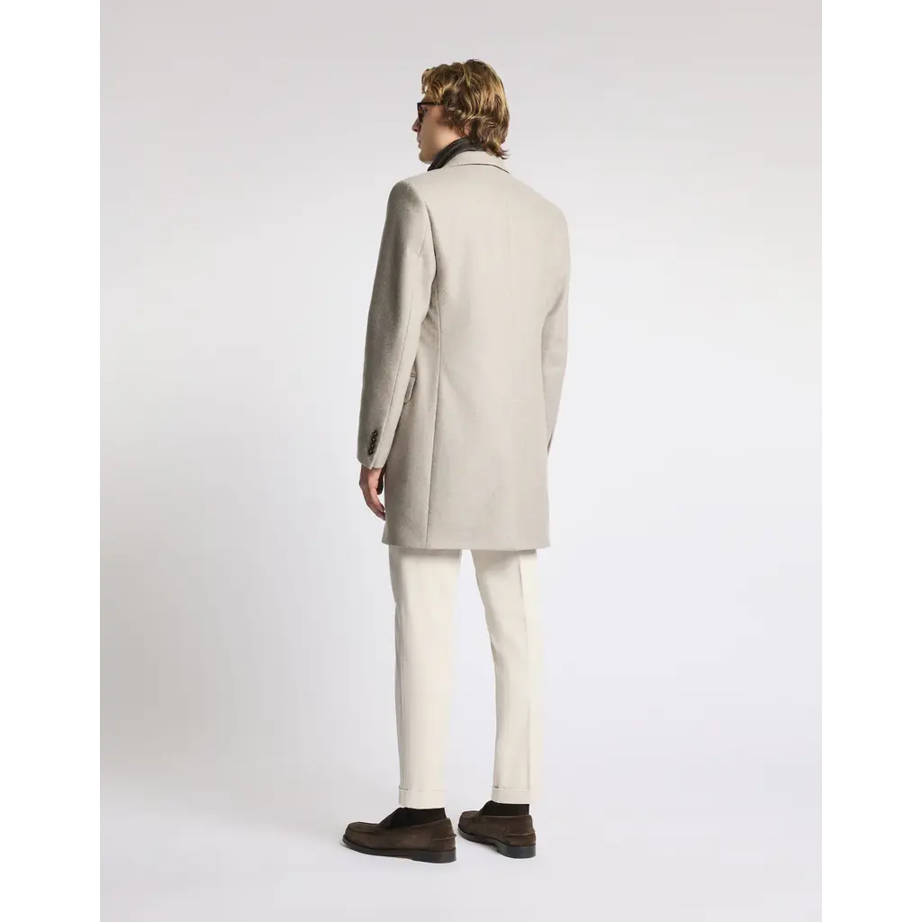 Fay Double Coat en drap de laine et cachemire