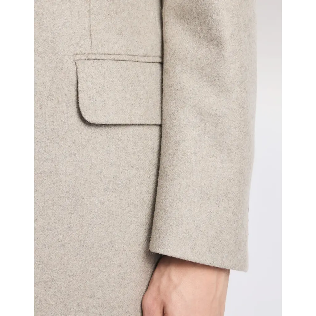 Fay Double Coat en drap de laine et cachemire