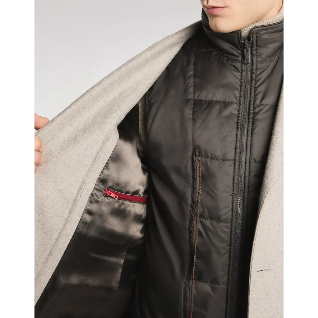 Fay Double Coat en drap de laine et cachemire