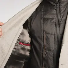 Fay Double Coat in wool and cashmere fabric