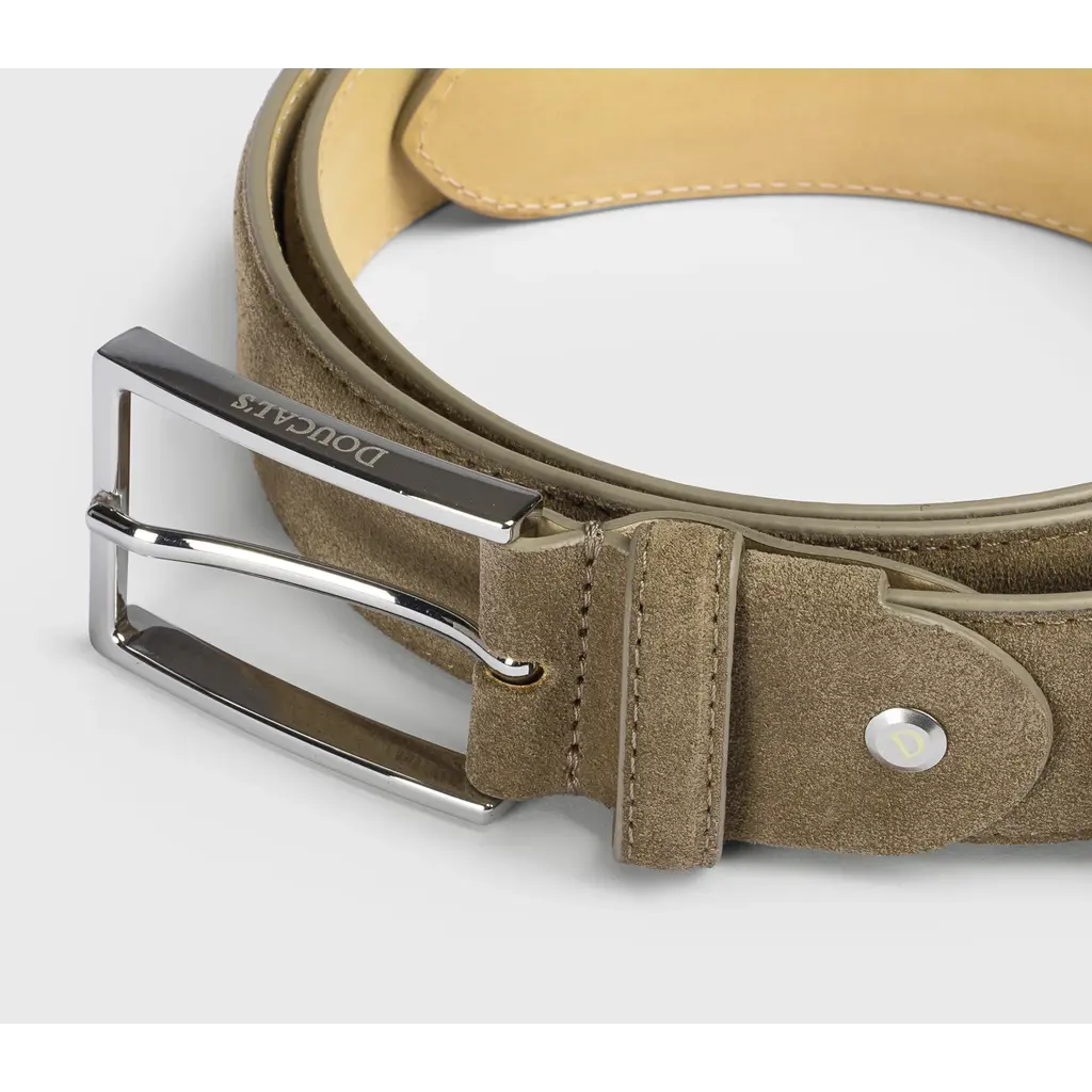 Doucal's DOUCAL'S Ceinture couleur cacao en daim