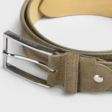 Doucal's DOUCAL' S Cocoa-coloured suede belt
